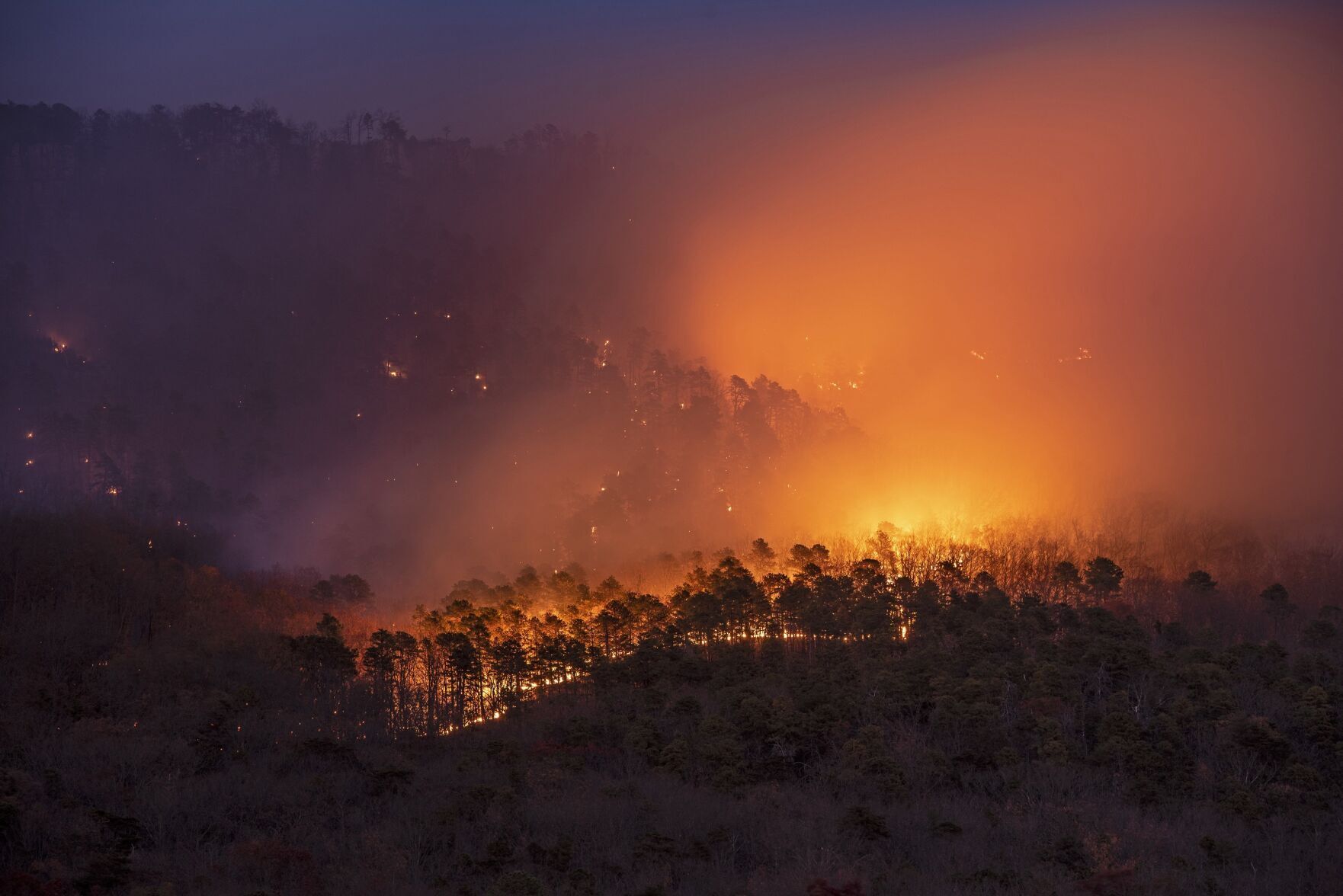 Pilot Mountain Fire